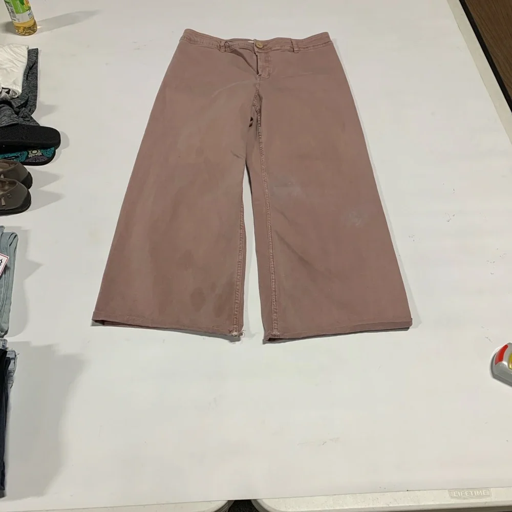 Charlie B - Mauve‎ Wide leg Barrel Pant Women's Jeans Jeggings